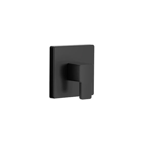 90 Degree M-CORE Transfer Valve Only Trim in Matte Black